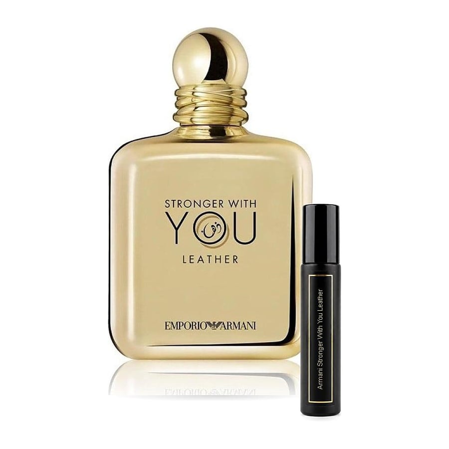 عينة امبوريو ارماني سترونجر ويذ يو ليذر او دو بارفيوم Armani Stronger With You Leather Eau de Parfum
