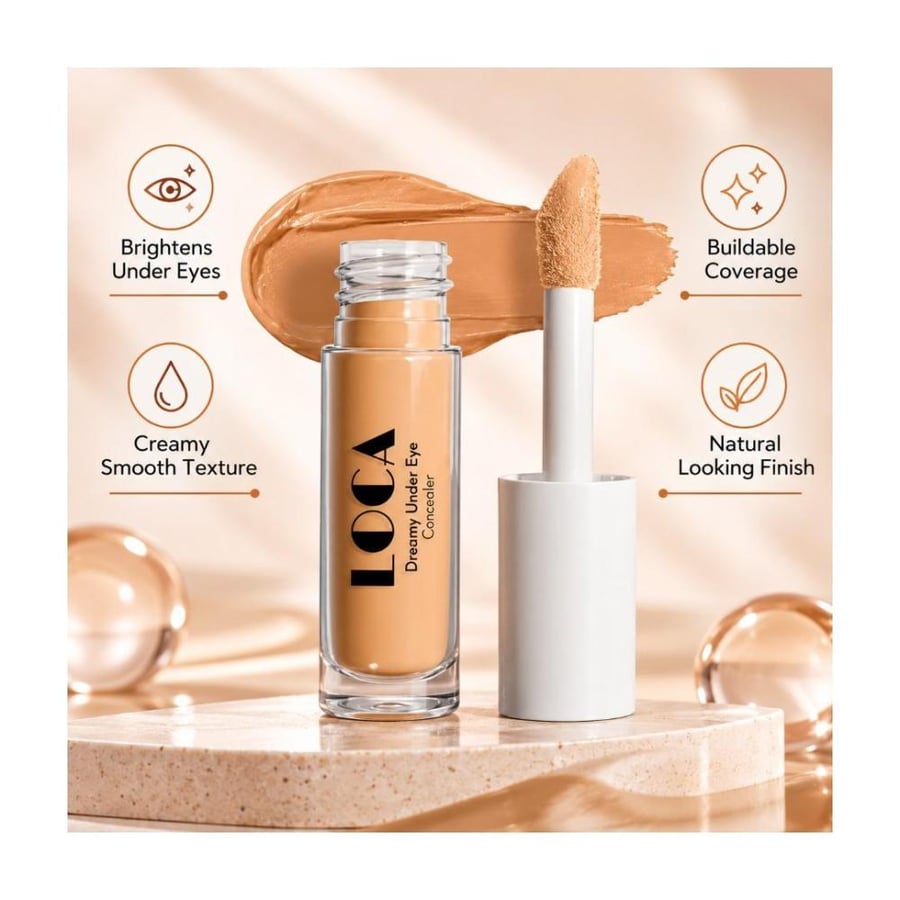 كونسيلر خافي عيوب من لوكا LOCA – درجة 07 ماكارون – Dreamy Under Eye Concealer