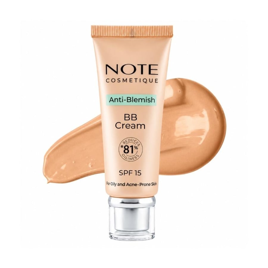 بي بي كريم من نوت لإخفاء عيوب البشرة رقم 03 - NOTE Anti-Blemish BB Cream 03 SPF 15