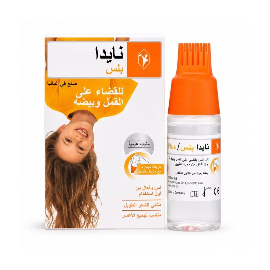 نايدا بلس محلول للقضاء على القمل وبيضه - 100 مل