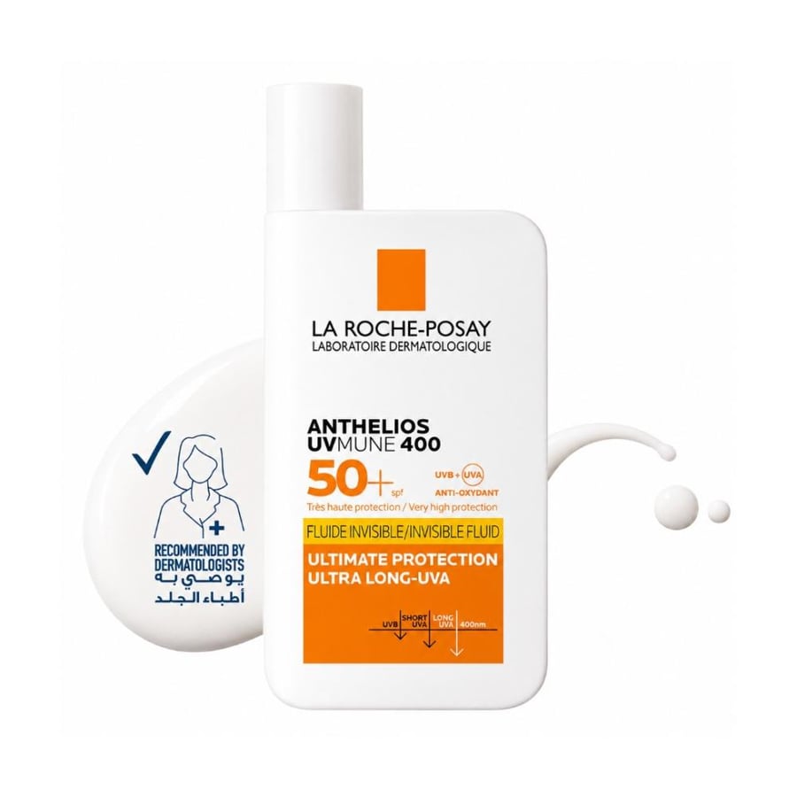 لاروش بوزيه أنثيليوس يو في ميون 400 واقي الشمس +SPF 50 سائل إنفزيبل فلويد 50 مل