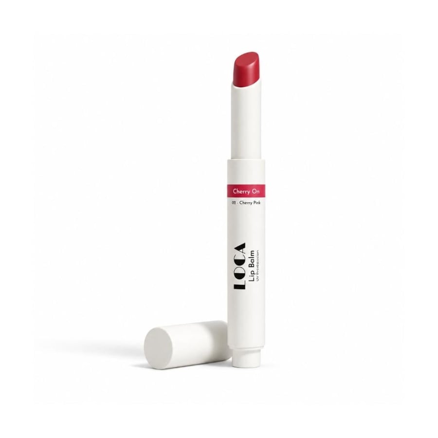 أحمر ومرطب الشفاه من لوكا LOCA – درجة 02 تشيري أون – Cherry On Lip Balm