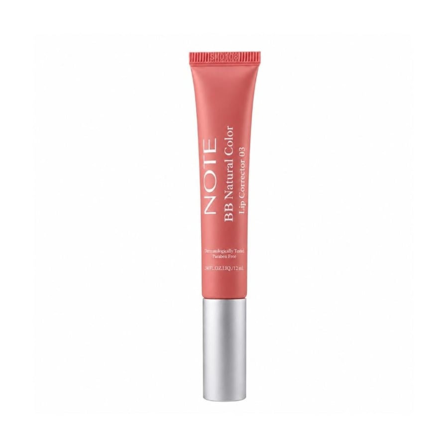 مصحح الشفاه بي بي ليب كوريكتر من نوت رقم 03 لون وردي طبيعي 12 مل - NOTE BB Natural Color Lip Corrector 03