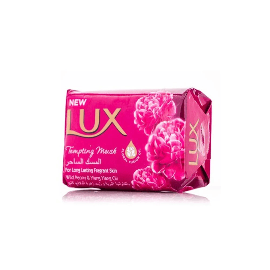 Luxe soap with musk, the enchanting scent, and wild peony perfume and ylang-ylang