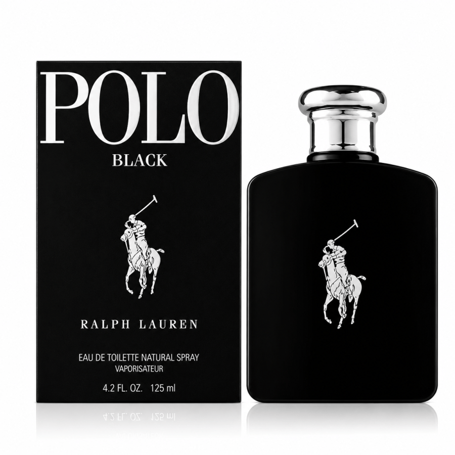 عطر رالف لورين بولو بلاك للرجال - أو دو تواليت - 125 مل