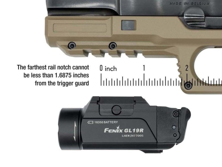 Fenix GL19R Pistol Flashlight