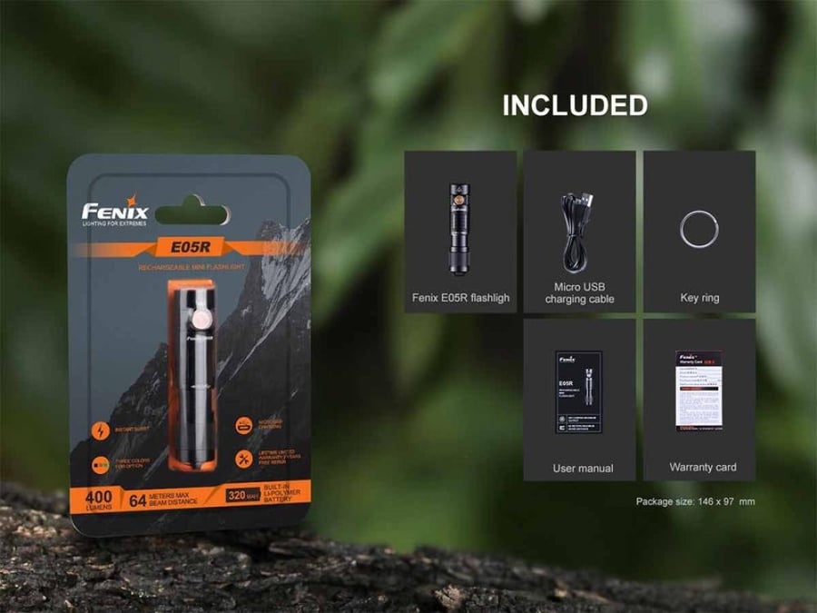 Fenix E05R Flashlight