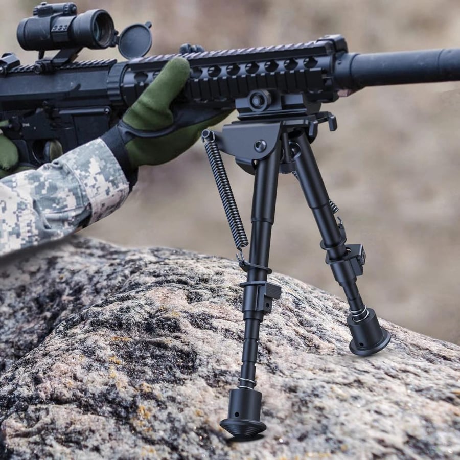 ركيزة بندقية ديسكفري 6inch 360 Swivel Bipod