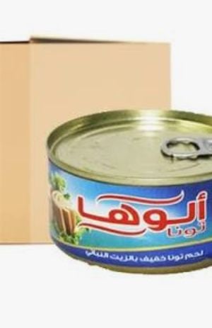 الوها تونا وسط 48*185 جم كرتون