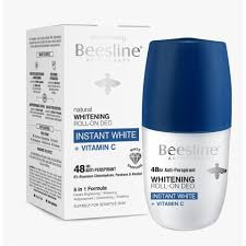 BEESLINE WHITENING DEO ROLL ON INSTANT WHITE + VIT C 50ML