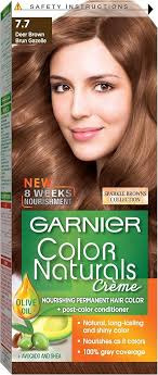 GARNIER COLOR NATURALS CREAM 7.7 DEER BROWN