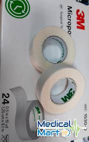 NEXCARE 3M MICROPORE SURGICAL TAPE 1.25 cm * 9.1 m 1s
