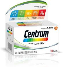 CENTRUM WITH LUTEIN TABLETS 100s