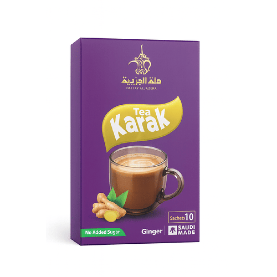 شاي كرك بالزنجبيل 10 اظرف - دلة الجزيرة
