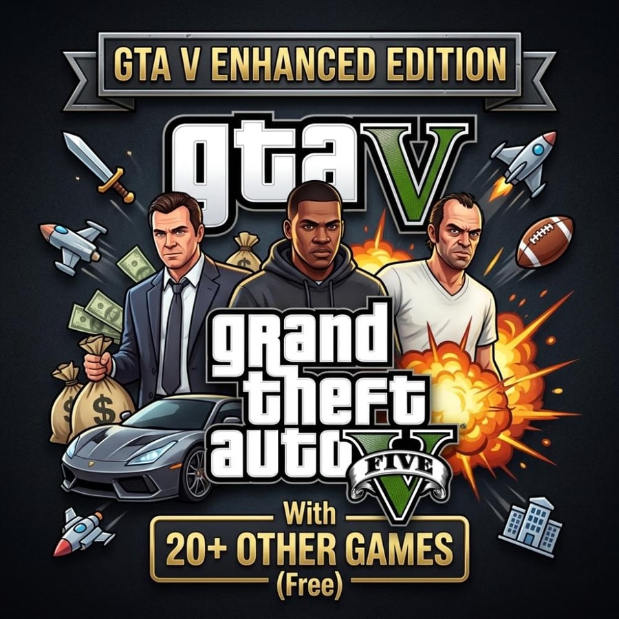 GTA 5 |With 20+ Other games (Free)