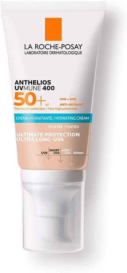 لاروش بوزيه أنثيليوس UVMUNE 400 كريم واقي شمس مرطب ملون SPF50+ – 50 مل