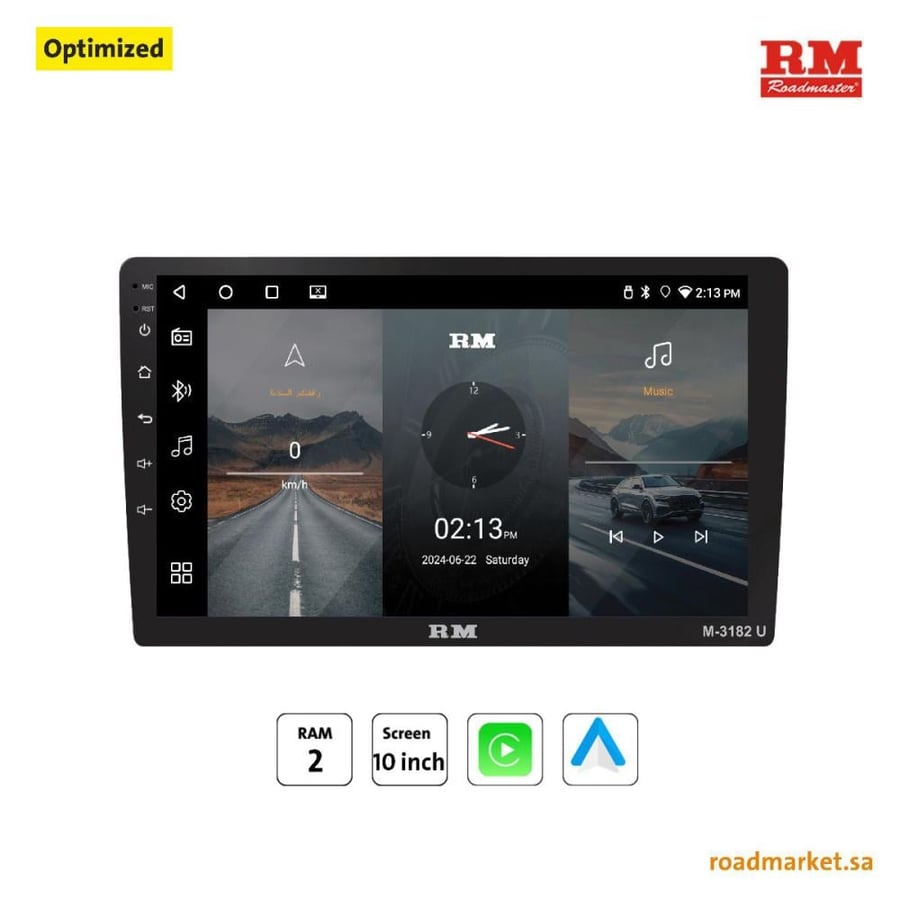 M-3182U Frame Roadmaster Android 10-inch screen, 2GB RAM