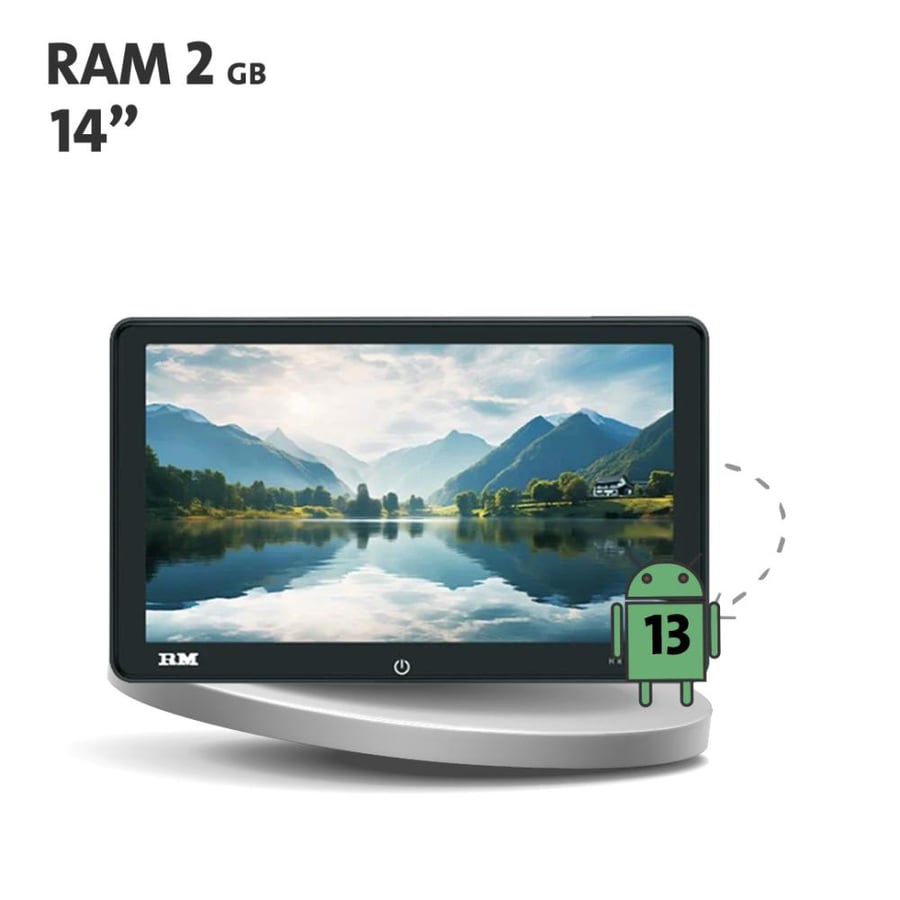 HR-348AN Roadmaster 13+14 Inch Android Stand Monitor with 2GB RAM