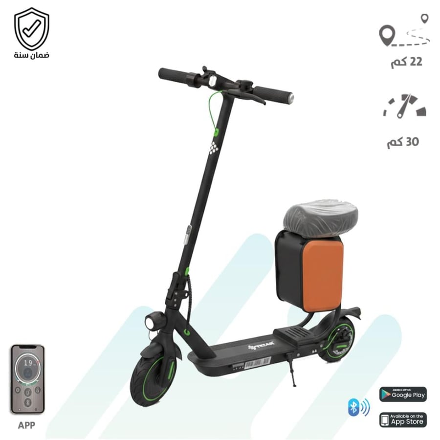 TS-976 سكوتر كهربائي تيكار حجم إطار 8.5 انش مع مساعدات وكشاف ليد + كرسي مجاناً