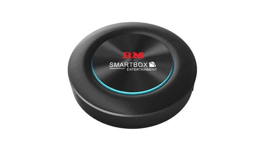 RM-C44 (HDMI /out) سمارت بوكس رودماستر دائري اندرويد 15 /4 جيجا رام+ ذاكرة 64 جيجا/ 4G Sim