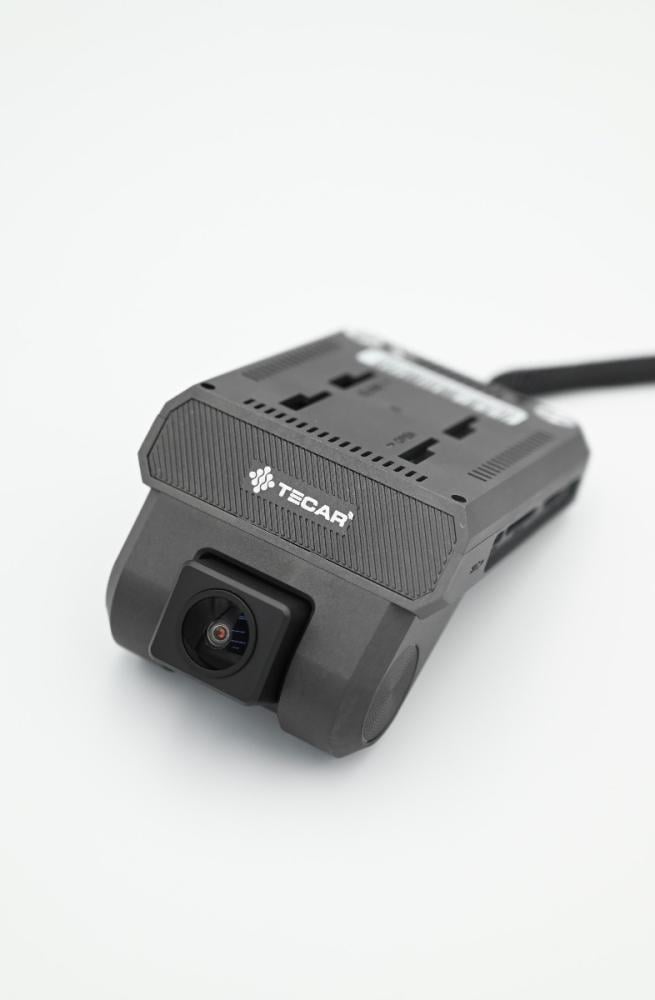 TE-D34G Tecar Dash Cam Triple Cameras + 4G Live Tracking + 1080p Audio Recording