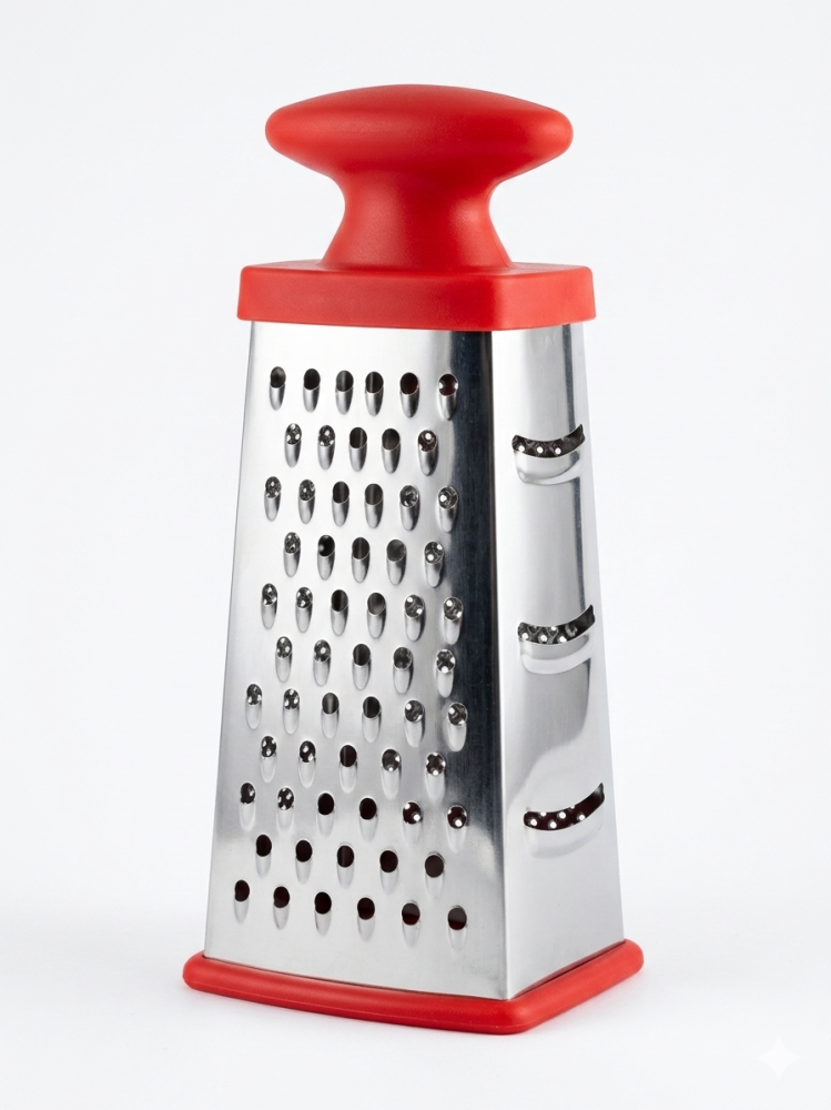 Handheld vegetable grater