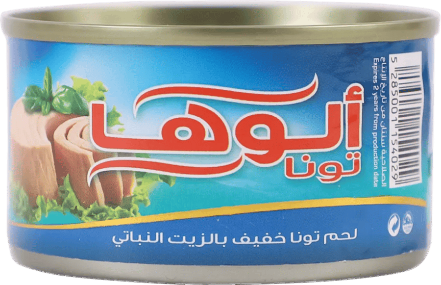 ألوها تونا خفيفه بالزيت 100 جم