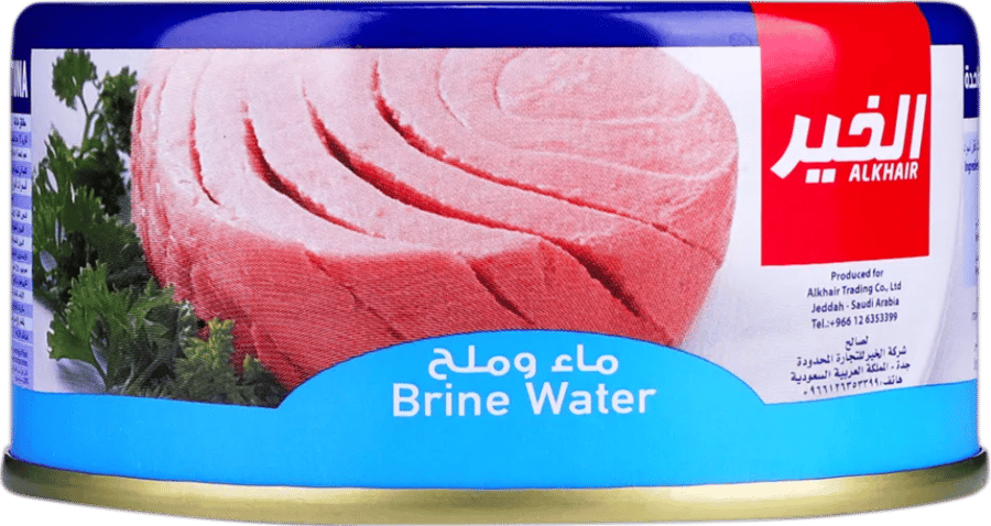 الخير تونا ماء و ملح 185 جم