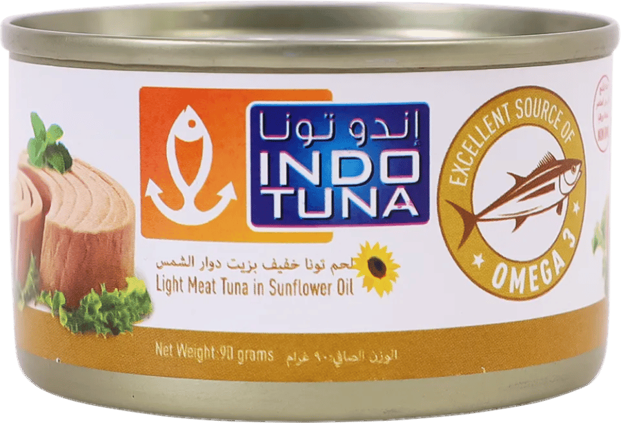 اندو تونا خفيف بزيت دوار الشمس 90 جم