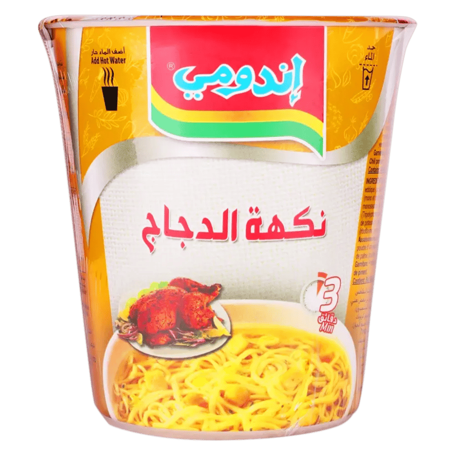 إندومي نودلز كاسات بنكهة الدجاج 60 جم