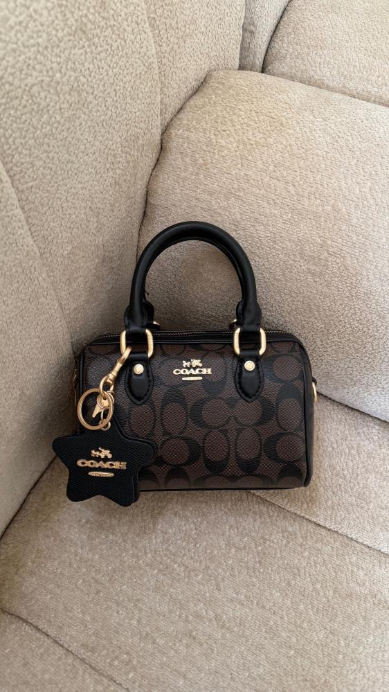 STAR - Rawan Burgundy Coach Bag with Chain