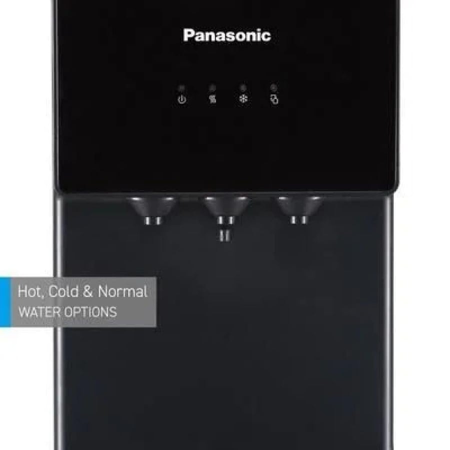 باناسونيك برادة ماء 20 لتر - 3 صنبور - تعبئة سفلية- حار وبارد - أسود - SDM-WD3438BG