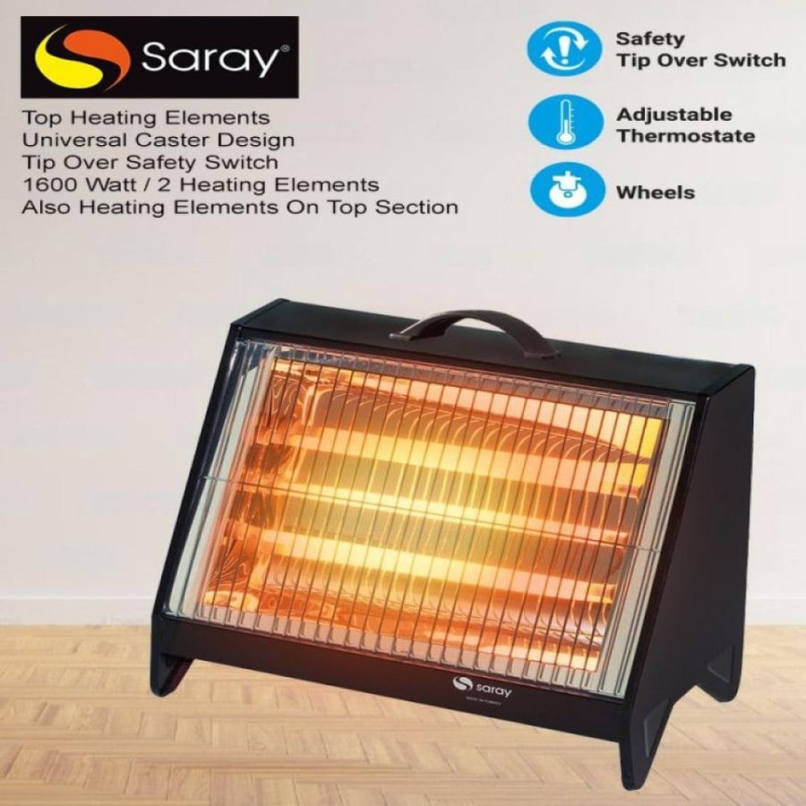 ساراي دفاية كهربائية تركي - 3 شمعات - 1600 واط - SML-1030