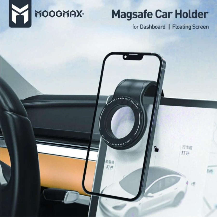 موج ماكس حامل موبايل مغناطيسي يدعم MagSafe - أسود - MX-MH150