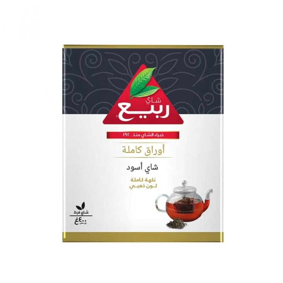 شاي الربيع شاي أسود أوراق كاملة، لون ذهبي ونكهة غنية