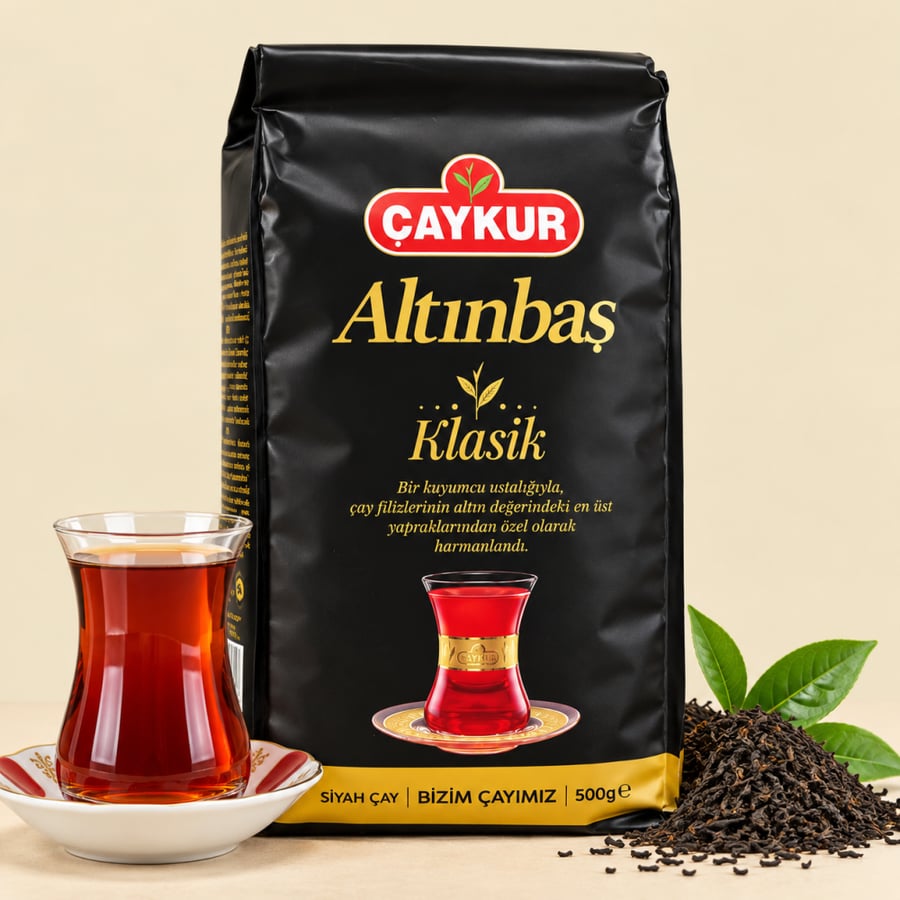 شاي أسود ÇAYKUR Altınbaş Klasik وزن 500 جرام