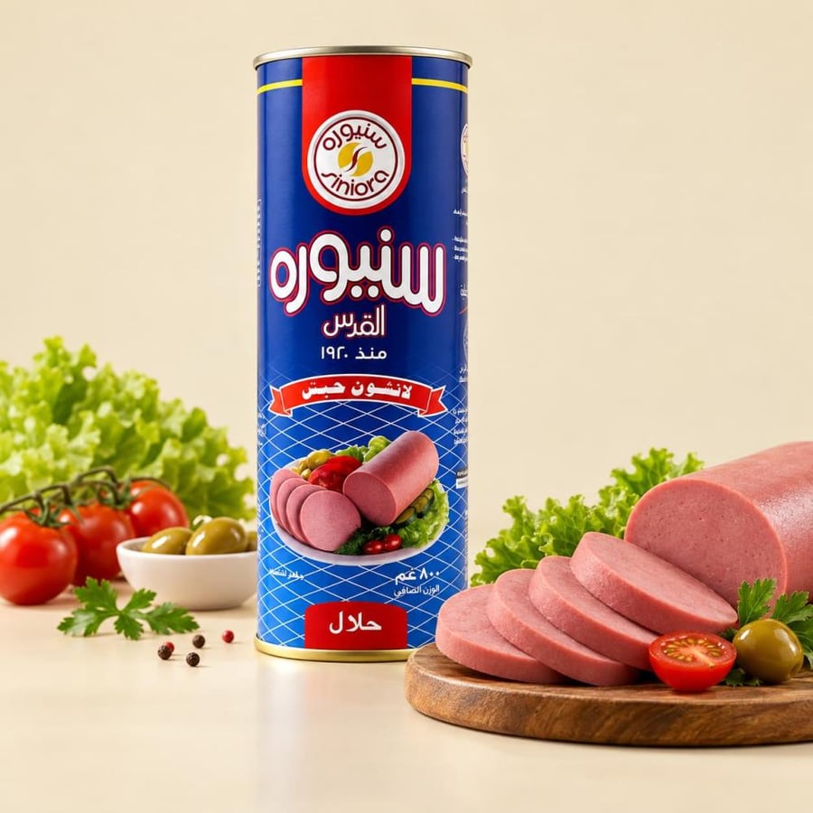 مرتديلا سنيورة لانشون حبش ديك رومي 800 جرام