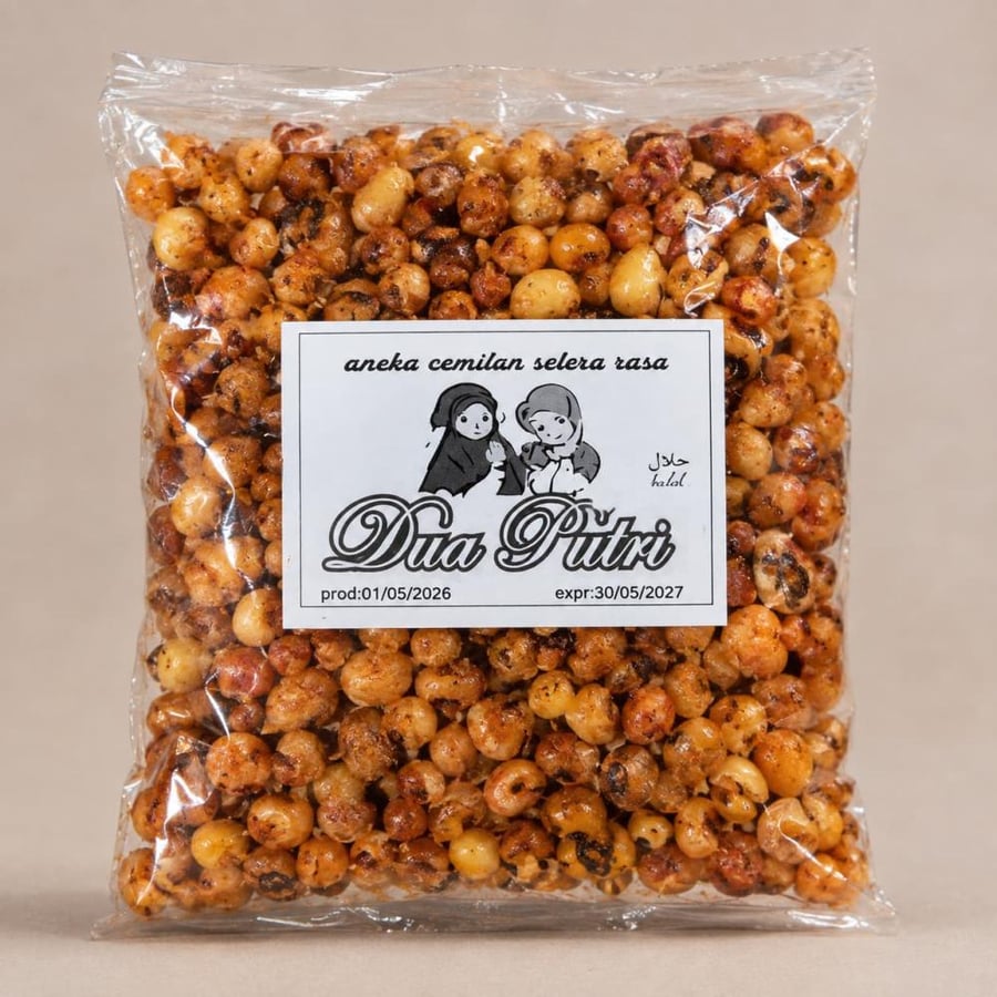 سناك دوا بوتري المقرمش المتبل Dua Putri Savory Crunchy Snack