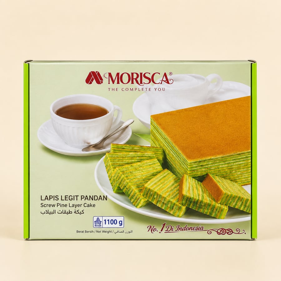 MORISCA SCREWPINE LAYER CAKE 1100 G موريسكا كعكة طبقات اللبلاب 1100