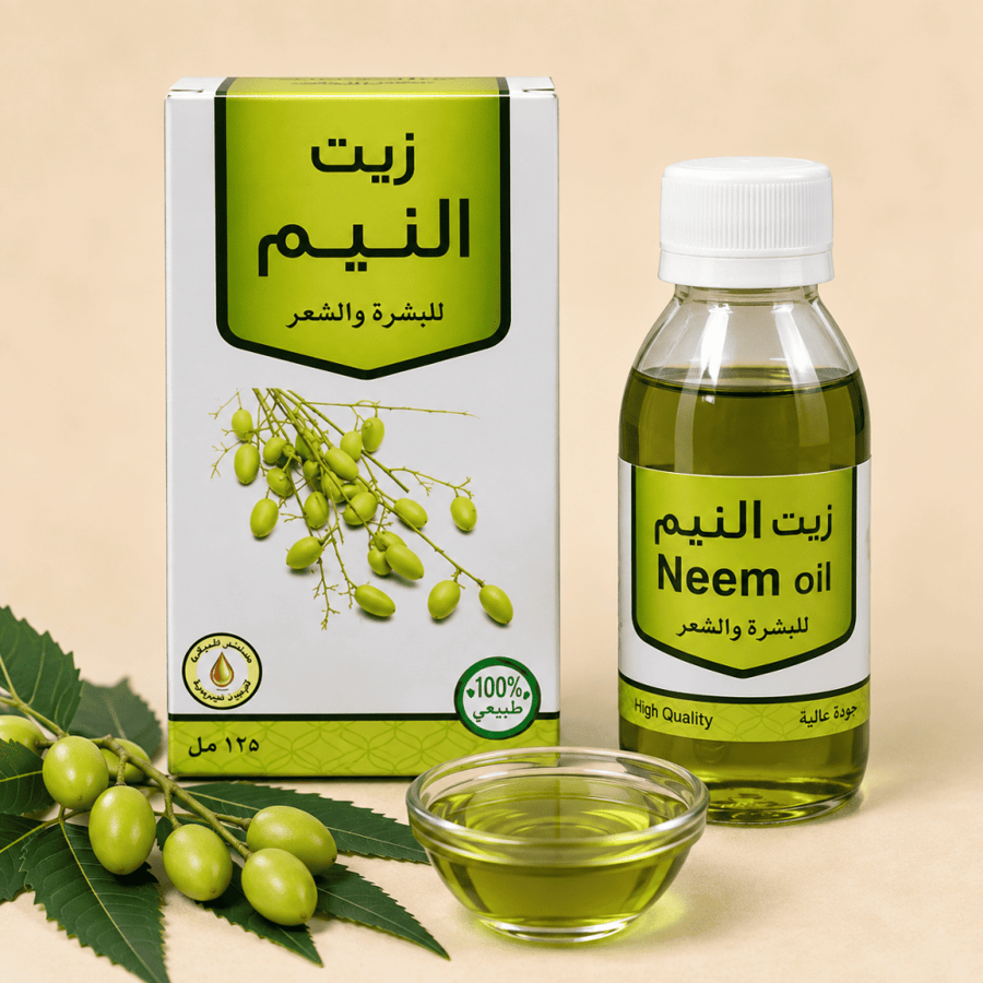 زيت النيم معاصر البركة 125 مل للبشرة والشعر
