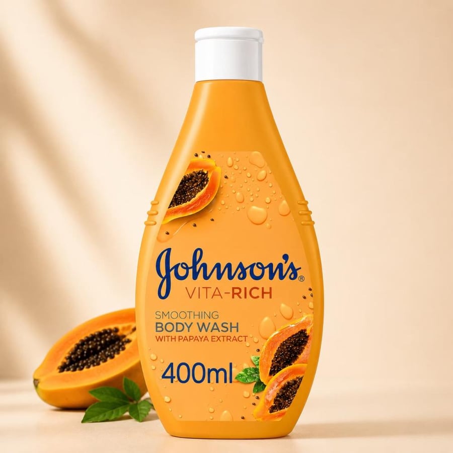 سائل استحمام جونسون بالبابايا 400 ml