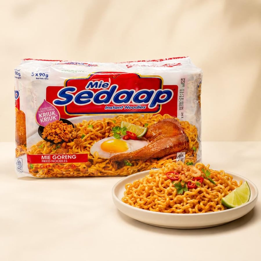 نودلز مي سيداب مي جورينج 5 أكياس 450 جرام  Mie Sedaap