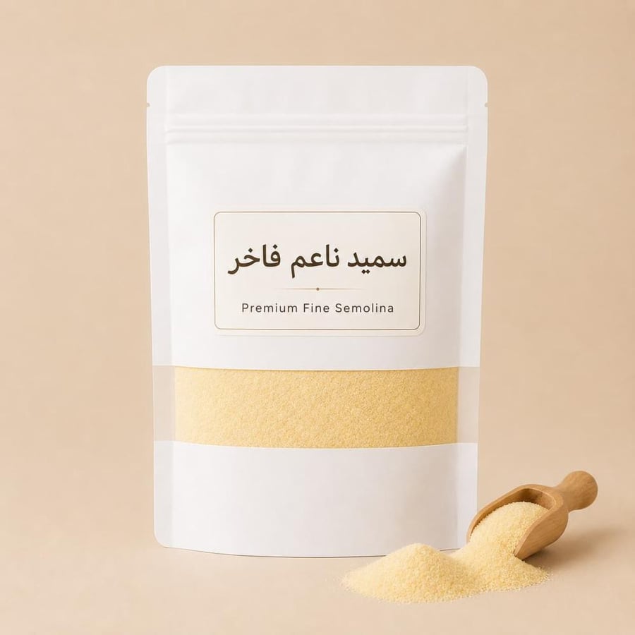 سميد ناعم فاخر 1 كيلو  للحلويات والمعجنات