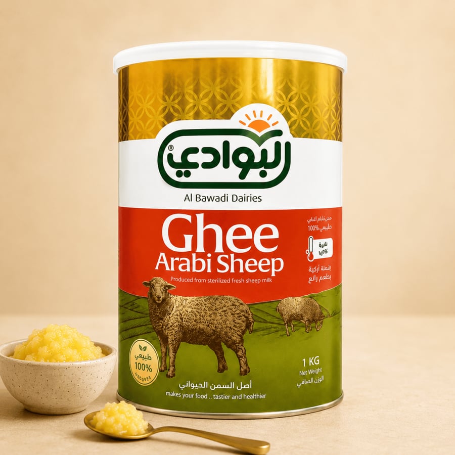 سمن غنم عربي البوادي 1 كيلو