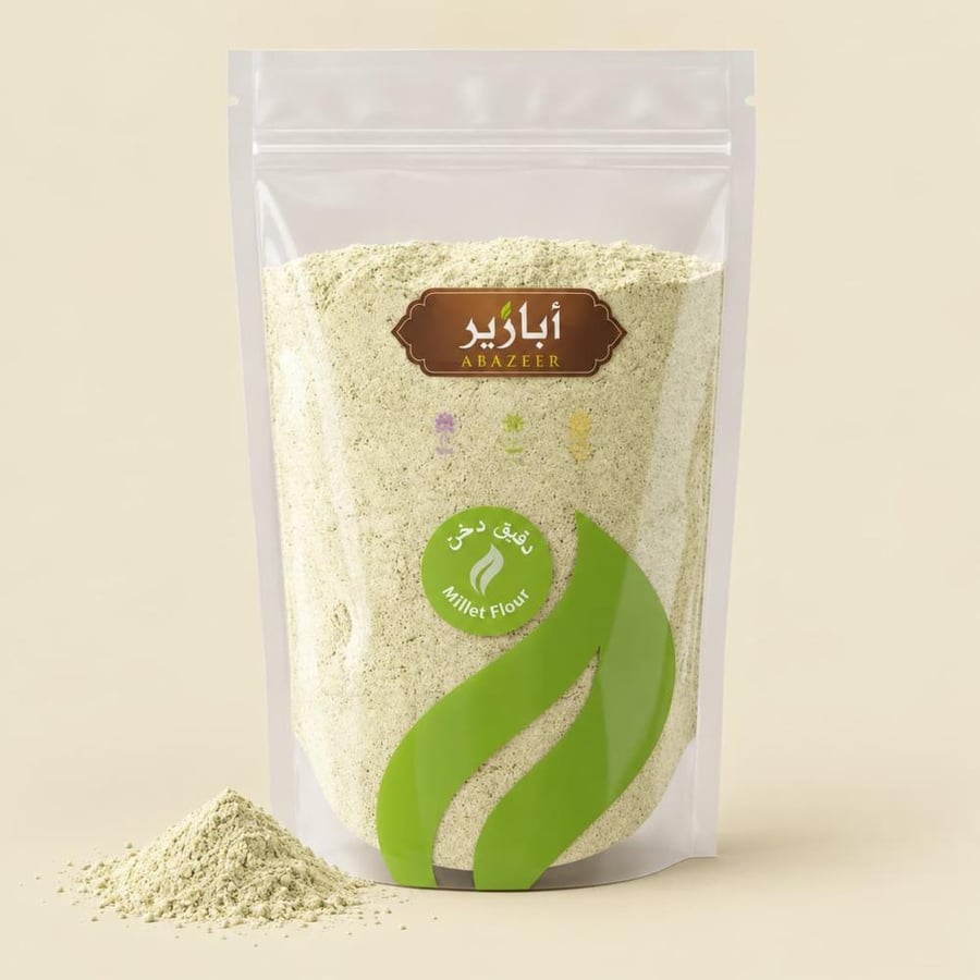 دقيق الدخن ABAZEER 750 جرام للخبز والعصيدة