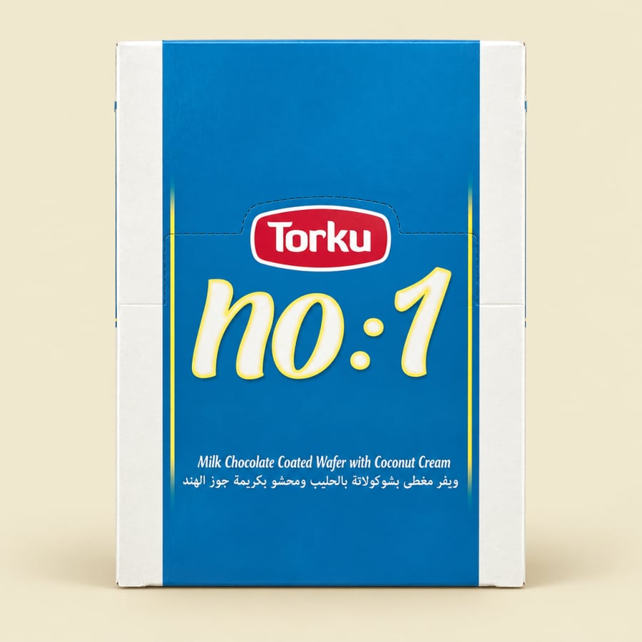 ويفر توركو no 1 بجوز الهند وشوكولاتة الحليب