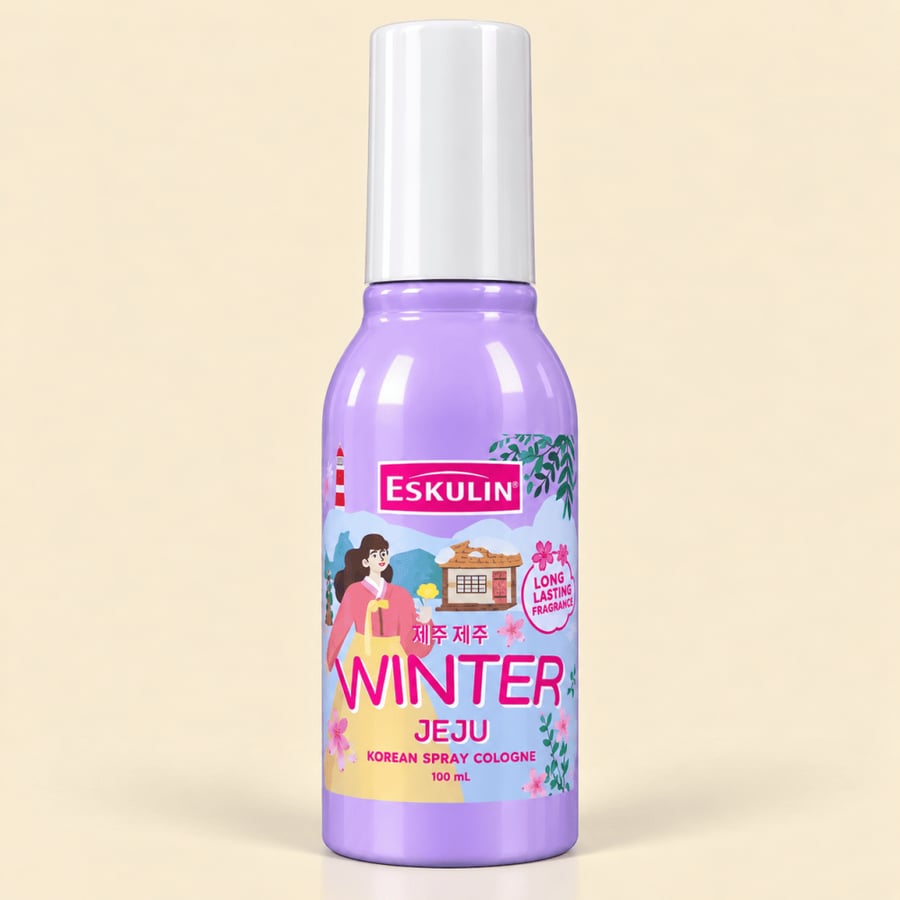 كولونيا بخاخ Eskulin Winter Jeju بحجم 110 مل
