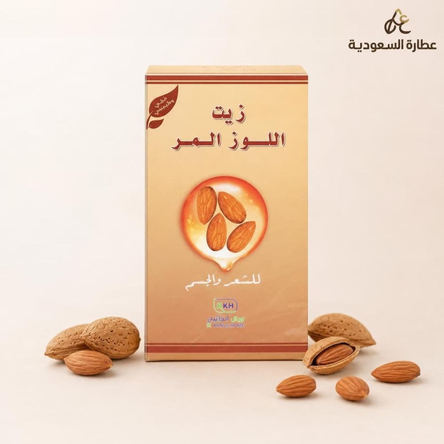زيت اللوز المر روض الخزامى 125 مل للشعر والجسم