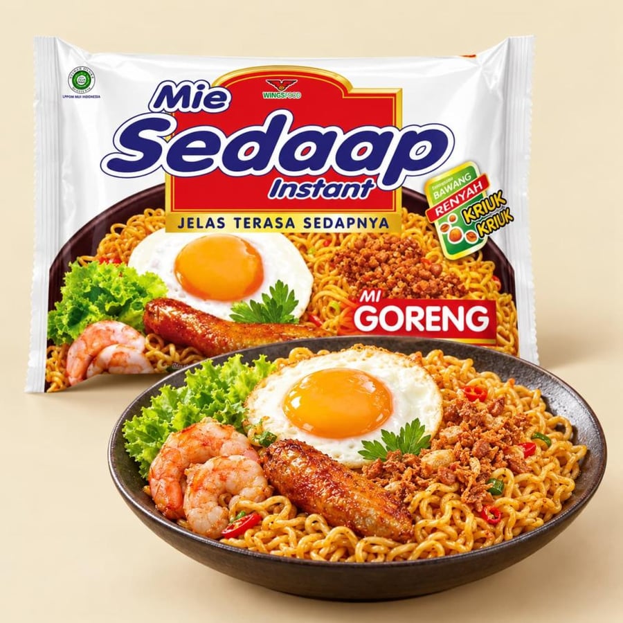 نودلز مقلية مي سيداب مي جورينج 90 جرام Mie Sedaap Mi Goreng 90 g