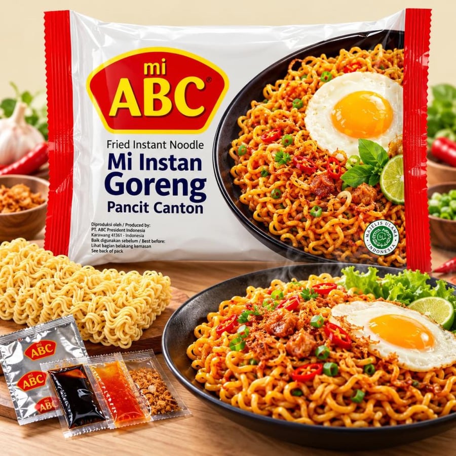 نودلز مقلية إيه بي سي مي جورينج 70 جرام ABC Mi Instan Goreng 70 g